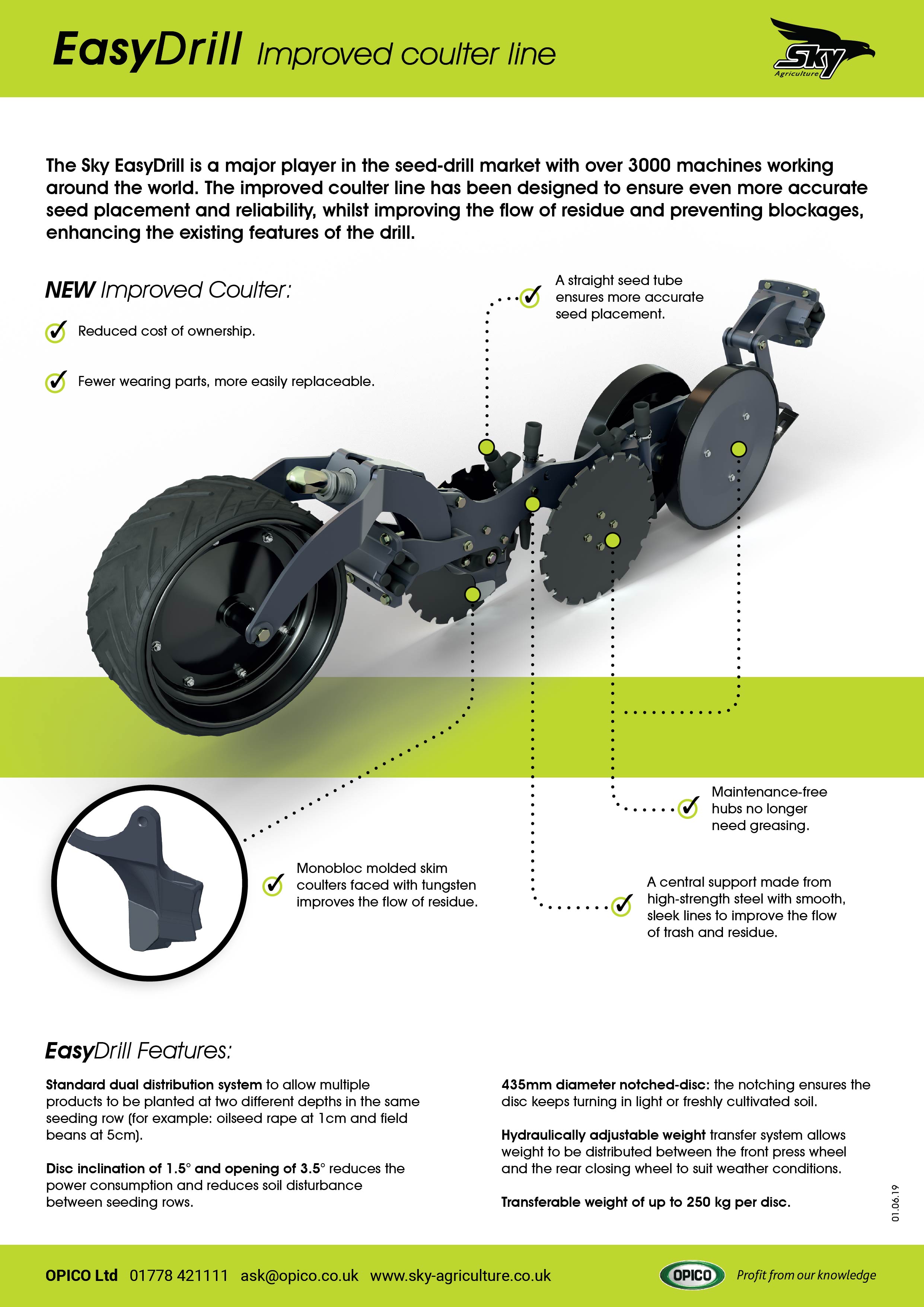 Sky EasyDrill new Coulter Line