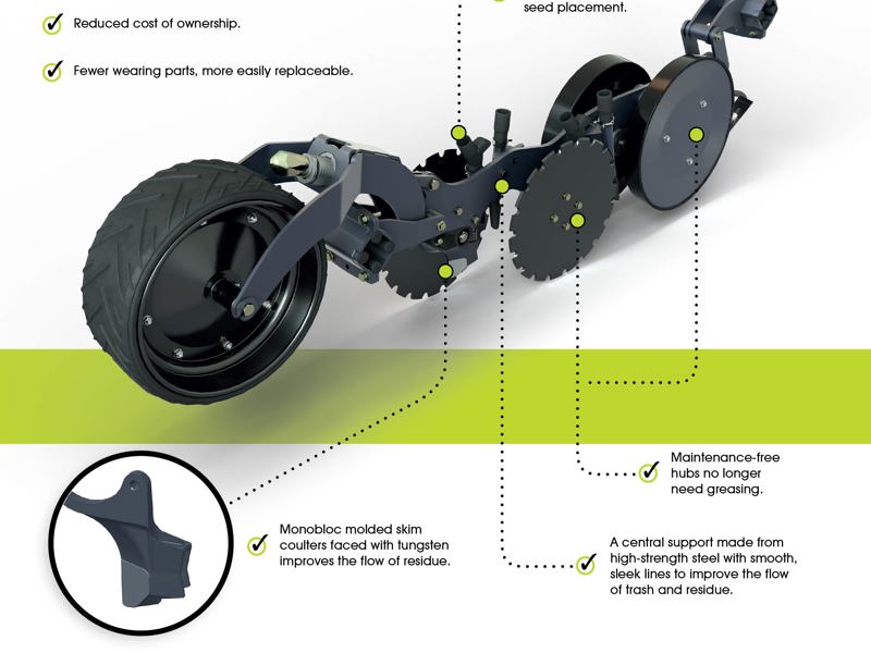 Sky EasyDrill: improved coulter line for the UK’s EasyDrill