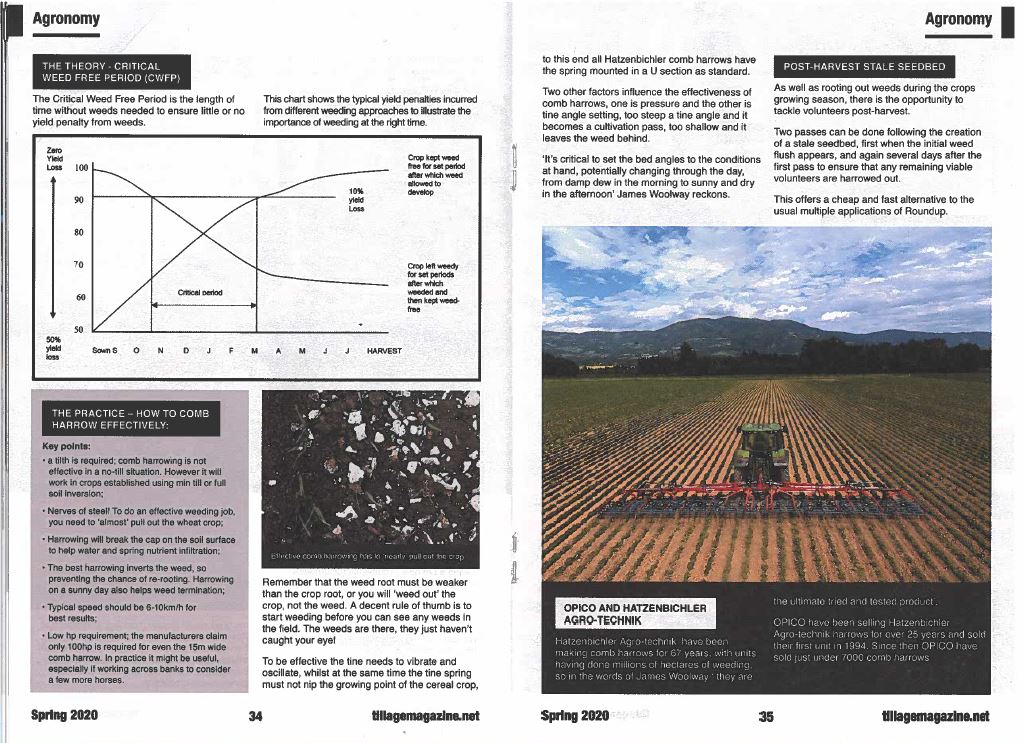 Tillage - mechanical weeding 2