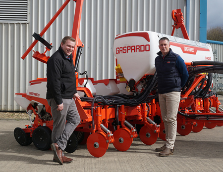 Left to right Matthew Ashton, New Territory Manager at OPICO with Dominic Burt, Product Manager for Maschio Gaspardo in UK