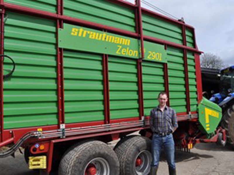 Derbyshire farmer takes control of the farm's-silage making operation